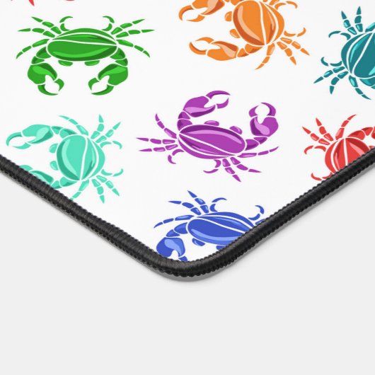 カニの柄 デスクマット (コーナー)