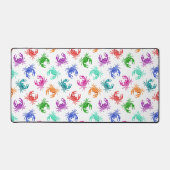 カニの柄 デスクマット (正面)