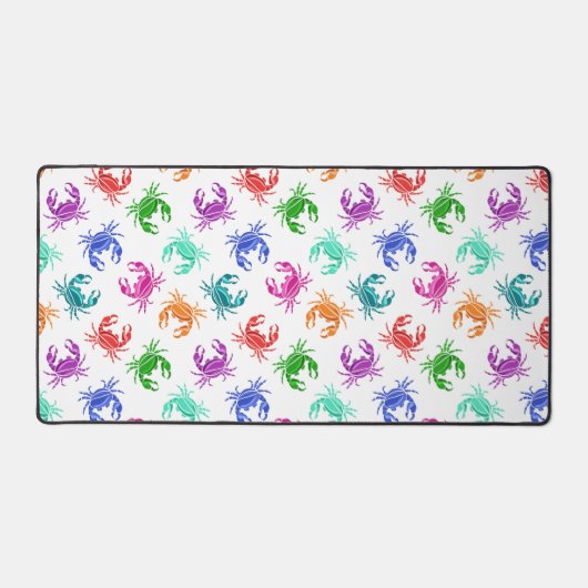 カニの柄 デスクマット (正面)