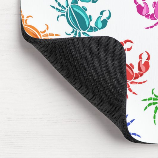 カニの模様 マウスパッド (コーナー)