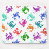 カニの模様 マウスパッド (正面)