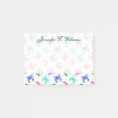 カニの模様|名前の追加 ポストイット (正面)