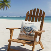 カニの歩くビーチ、カスタマイズ可能 クッション