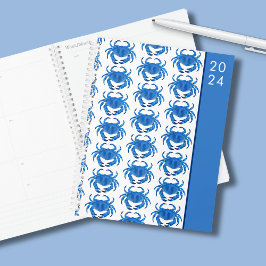 カニの水彩画 2024 プランナー手帳