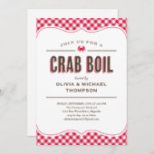 カニの沸騰招待状 招待状 (正面/裏面)