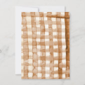 カニの海鮮パーティ 招待状 (裏面)