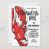 カニの煮込みパーティーのご招待 招待状 (正面)