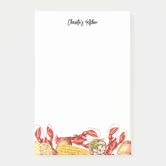 カニの煮込みパーティーの夏の名前 ポストイット (正面)