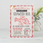 カニの煮込みパーティーの招待状 招待状 (スタンド正面)