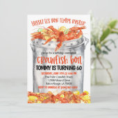 カニの煮込みパーティーの招待状 招待状 (スタンド正面)