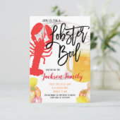 カニの煮込みパーティーの招待状 招待状 (スタンド正面)