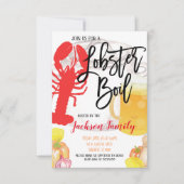 カニの煮込みパーティー招待状 招待状 (正面)