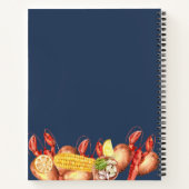 カニの煮込みパーティー カップル 婚約 レシピ ノートブック (裏面)