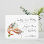 カニの煮込みパーティー　リハーサルディナー　オーシャンブルー 招待状 (スタンド正面)