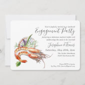 カニの煮込みパーティー　リハーサルディナー　オーシャンブルー 招待状 (正面)