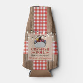 カニの煮込みパーティー ワイルドなエンゲージメントパーティー ボトルクーラー (正面)