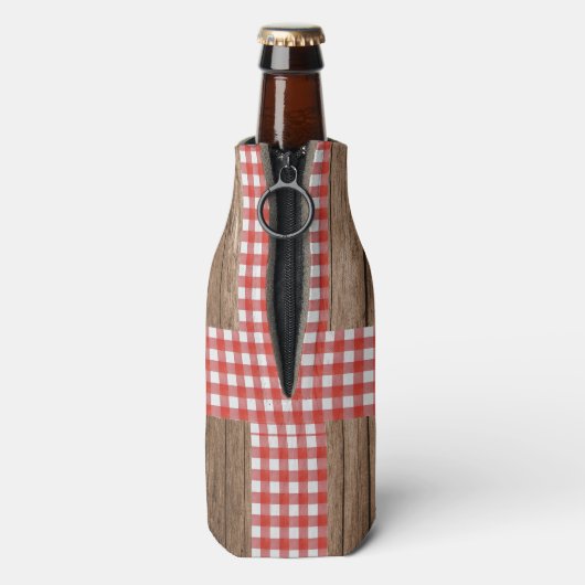 カニの煮込みパーティー ワイルドなエンゲージメントパーティー ボトルクーラー (ボトル裏面)