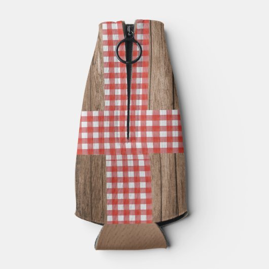 カニの煮込みパーティー ワイルドなエンゲージメントパーティー ボトルクーラー (裏面)