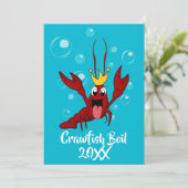 カニの煮込みパーティー 年間家族会 招待状 (スタンド正面)