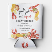 カニの煮込みパーティー 結婚式のエンゲージメントパーティー 缶クーラー (正面)