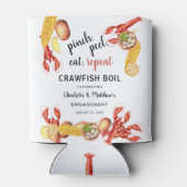 カニの煮込みパーティー 結婚式のエンゲージメントパーティー 缶クーラー (裏面)