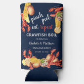 カニの煮込みパーティー 結婚発表パーティー スリム缶クーラー (裏面)