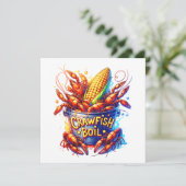 カニの煮込みパーティー - 裏を参照 -  招待状 (スタンド正面)