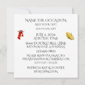 カニの煮込みパーティ - 裏面参照 -  招待状 (裏面)