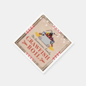 カニの煮込み 年間家族パーティー 里山 ピクニック スタンダードカクテルナプキン (角)