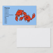 カニの笑い 名刺 (正面/裏面)