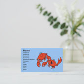 カニの笑い 名刺 (スタンド正面)