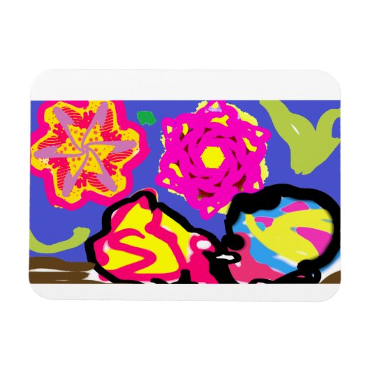 カニの結婚式 マグネット (横)