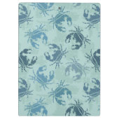 カニの絞り染めパターン クリップボード (裏面)