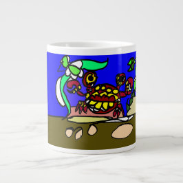 カニの芸術 ジャンボコーヒーマグカップ