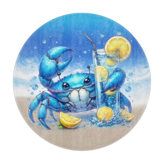 カニの裁断ボード カッティングボード (正面)