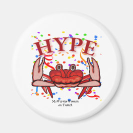 カニの誇大広告、MeWarriorWoman on Twitch マグネット