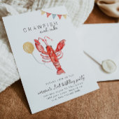 カニの誕生日招待状 | カニのパーティー 招待状