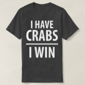 カニの身に勝つ Tシャツ (デザイン正面)
