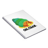 カニの面白いフレーズ カニのユーモア ノートブック (右側)