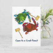 カニの饗宴の前後のメリーランドカニ 招待状 (スタンド正面)