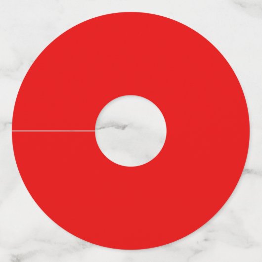 カニの饗宴レッドメリーランドハードシェル甲殻類 ワイングラスタグ (裏面)