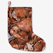 カニの饗宴 スモールクリスマスストッキング (正面)