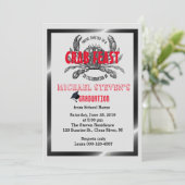 カニの饗宴Boil卒業任意のお祝いパーティー 招待状 (スタンド正面)