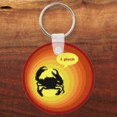 カニは「ピンチ」と言う。 キーホルダー (正面)
