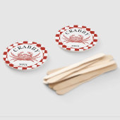 カニまたは魚介類が沸騰 ハンドファン (組立なし)