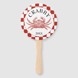 カニまたは魚介類が沸騰 ハンドファン