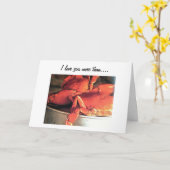 「カニよりも愛してる」ラブカード カード (黄色い花)