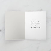 カニりんご花の同情カード カード (内部)