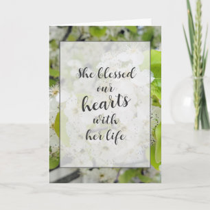 カニりんご花の同情カード カード