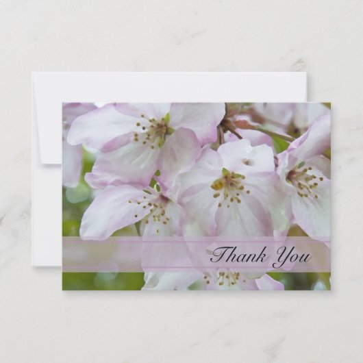 カニりんご花咲きありがとう悔やみや弔慰 サンキューカード (正面)